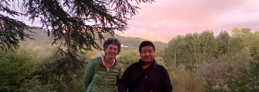 con Orgyen Chowang Rinpoche al Dorje Ling, settembre 2024
